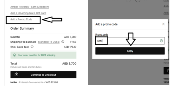 Applied bloomingdales Coupon Code CME