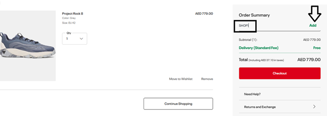 Applied Under Armour Coupon Code-SHOP1