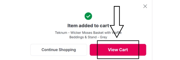 mumzworld view cart