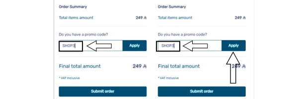 Applied waya Coupon Code-SHOP3