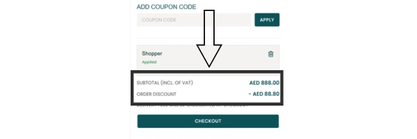 Code applied Succesfully Shopper