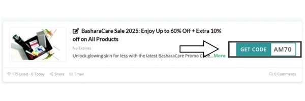 Click on Get Code-AM70