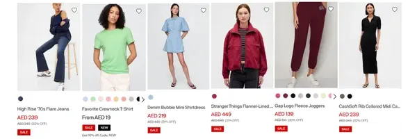 gap promo code uae