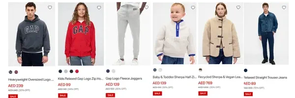 gap promo code uae