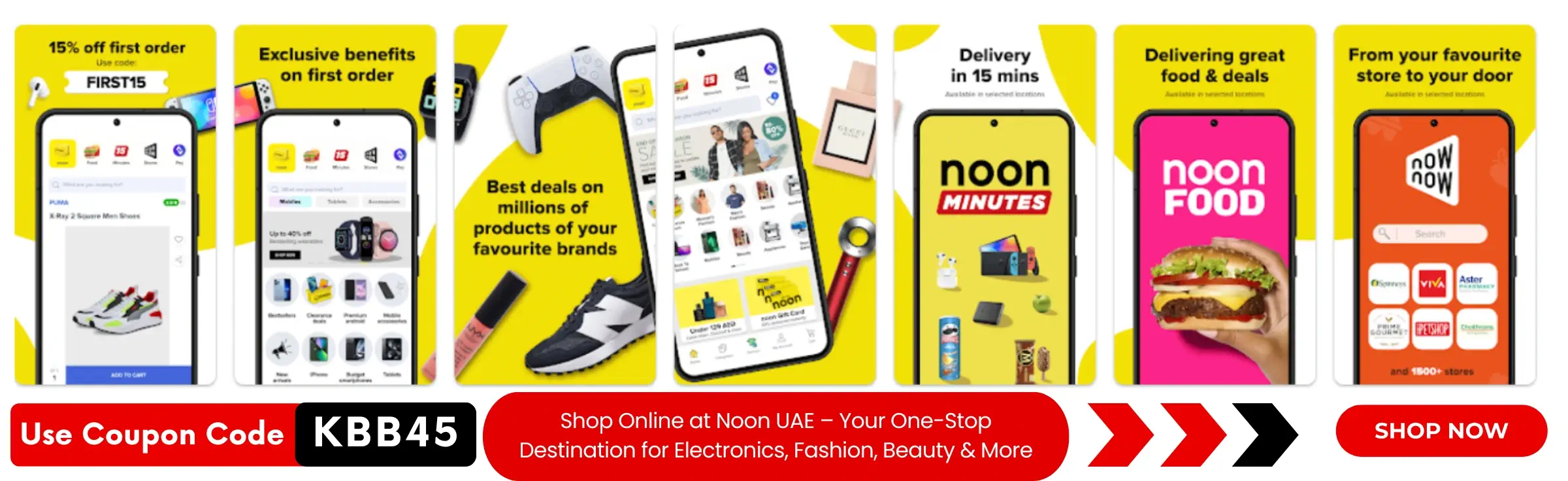 Noon Coupon Code KBB45