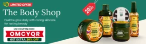 The Body Shop skincare products offer